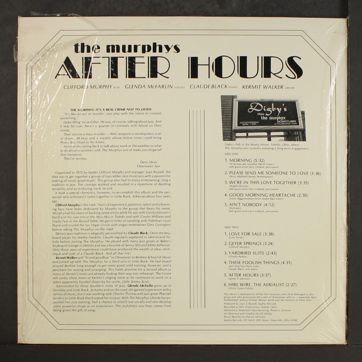after hours by MURPHYS