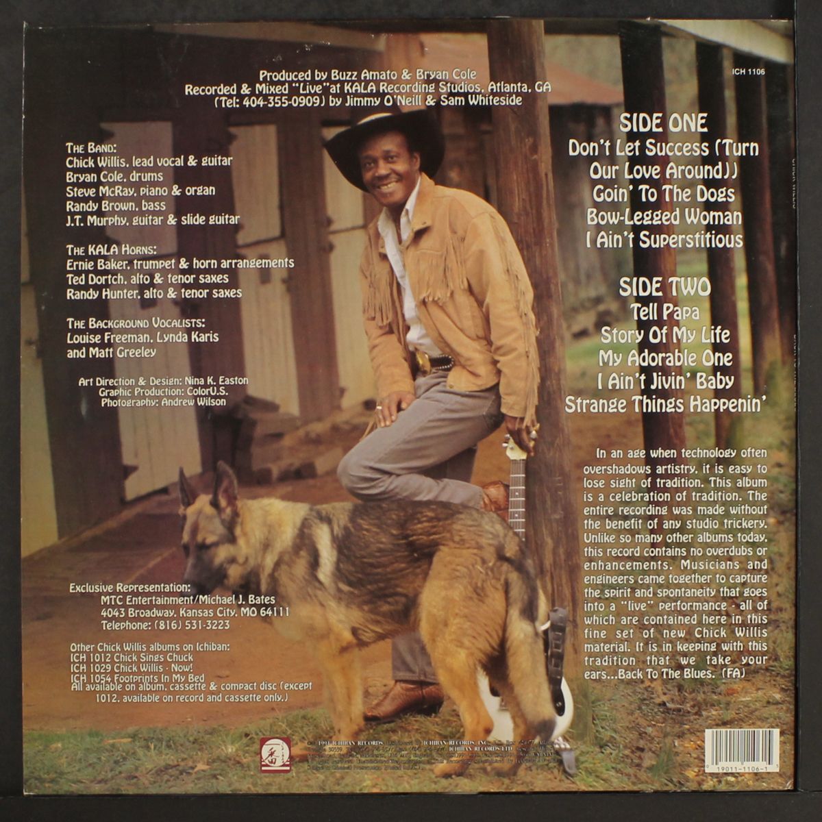 back to the blues by CHICK WILLIS