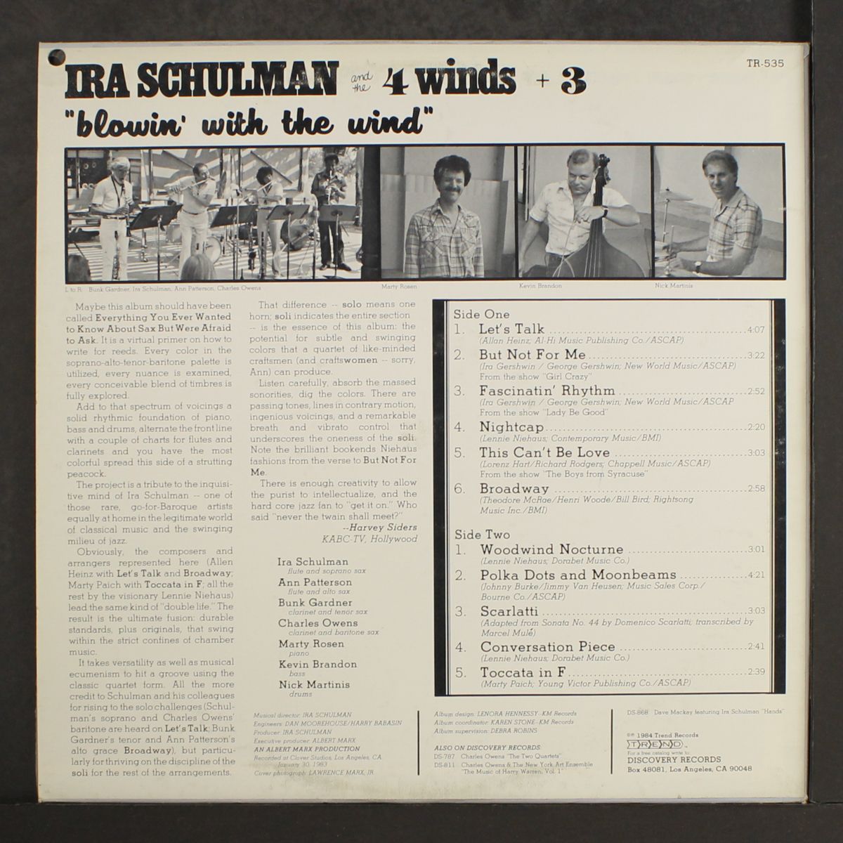 blowin' in the wind by IRA SCHULMAN
