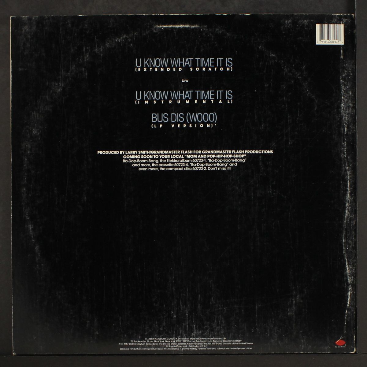 u know what time it is (extended scratch) by GRANDMASTER FLASH