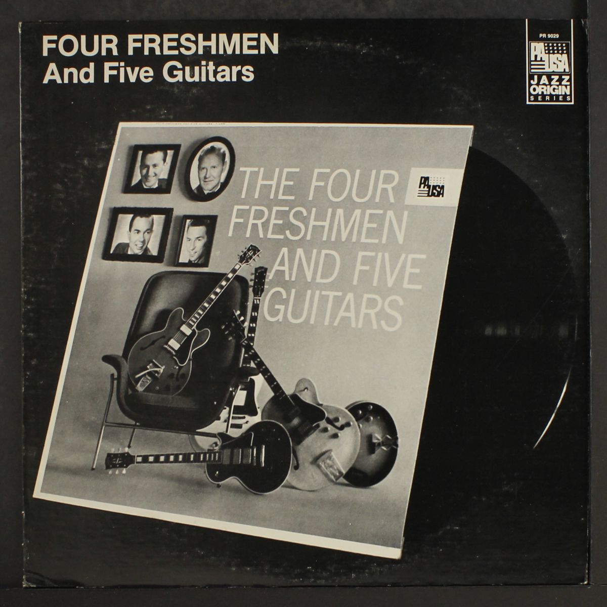 and five guitars by FOUR FRESHMEN