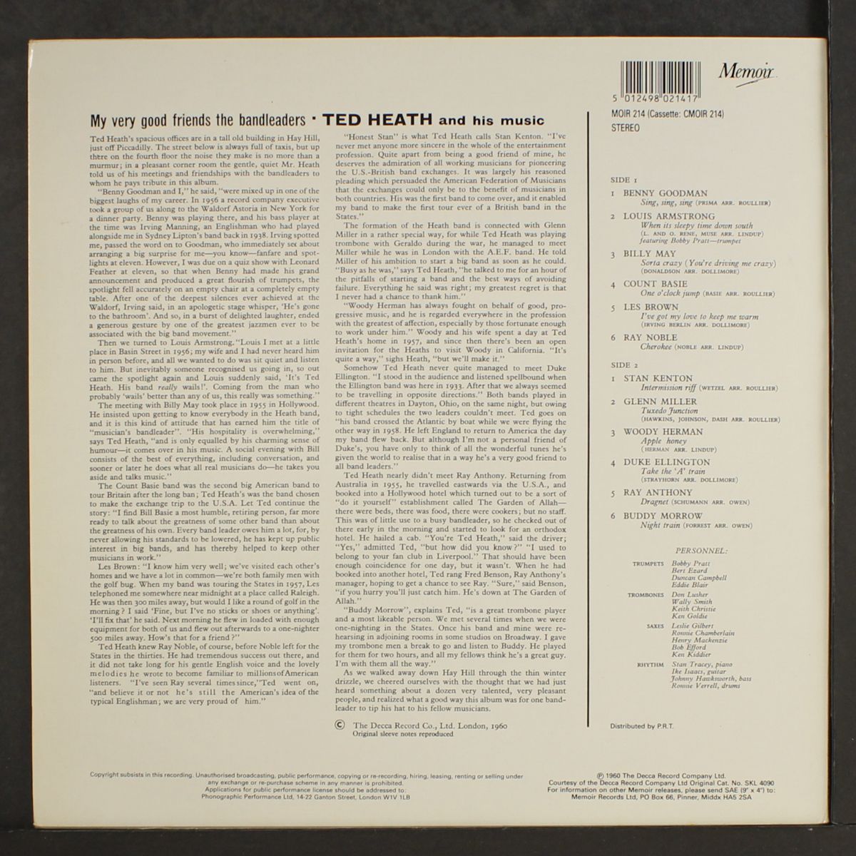 my very good friends the bandleaders by TED HEATH