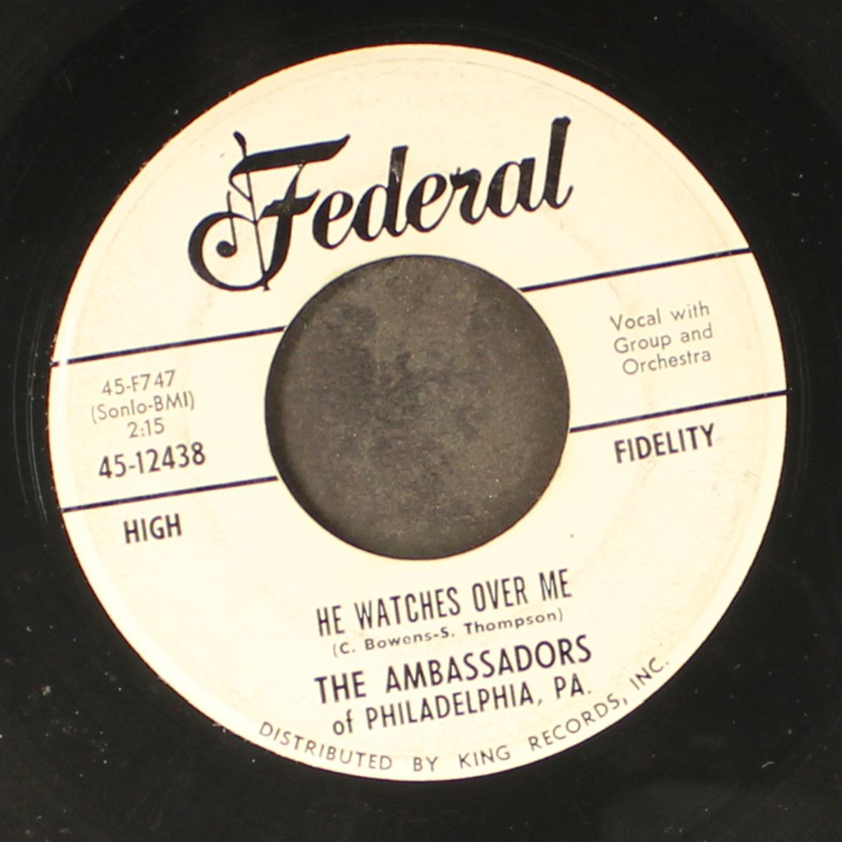 i'm traveling through this land / he watches over me by AMBASSADORS OF PHILADELPHIA, PA.