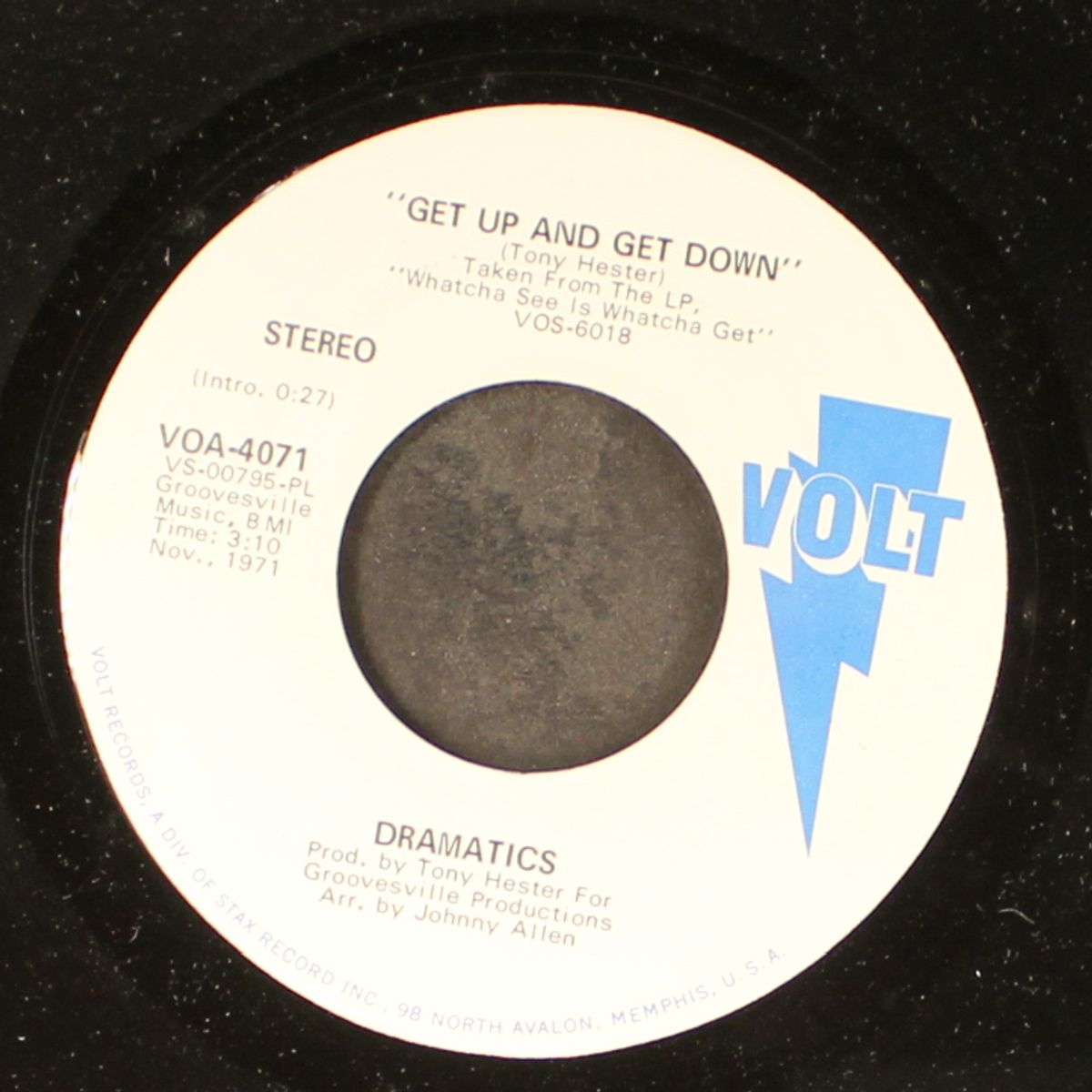 get up and get down / mono by DRAMATICS