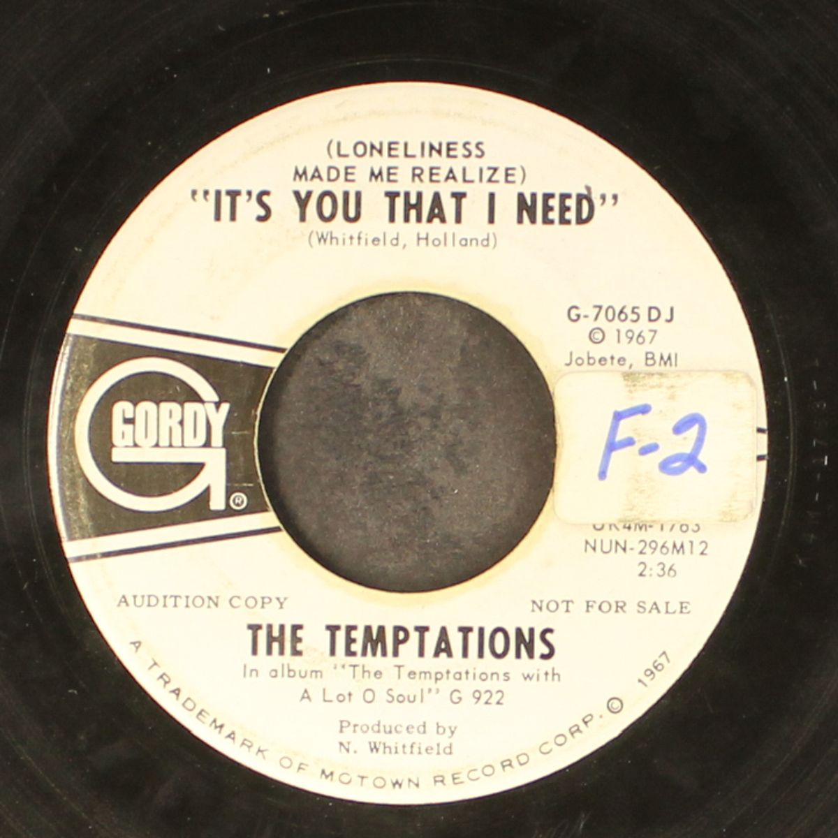 it's you that i need / same by TEMPTATIONS