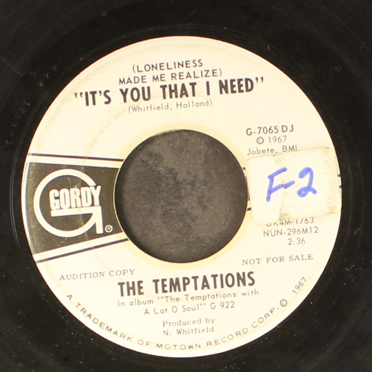 it's you that i need / same by TEMPTATIONS