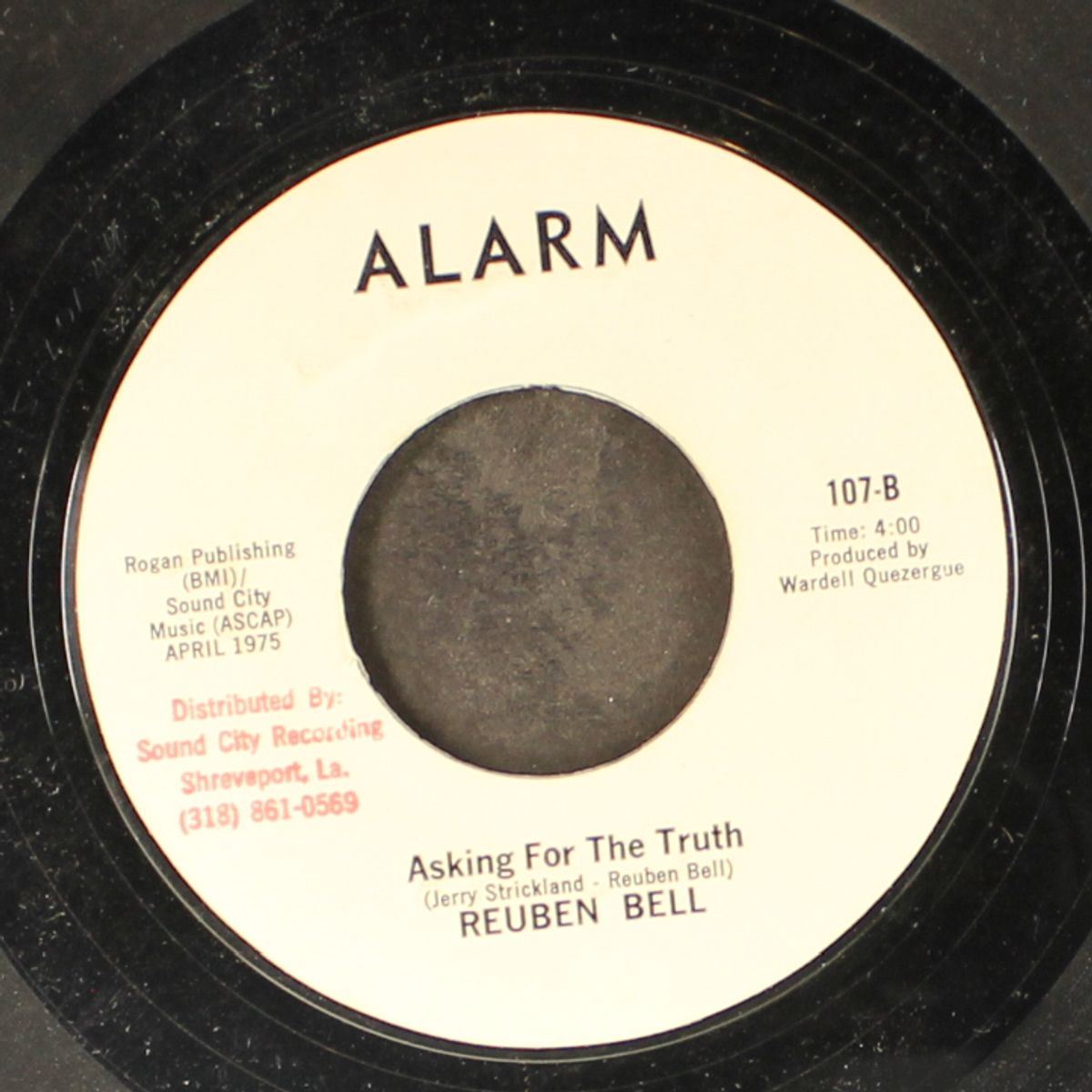 asking for the truth / i'll be your woman by REUBEN BELL