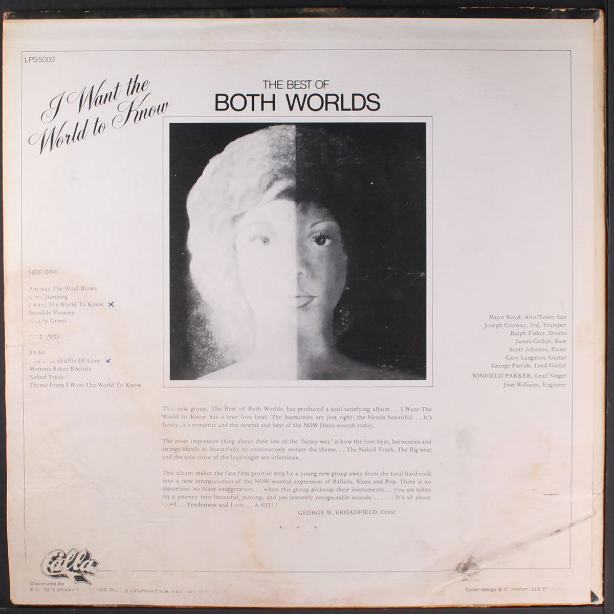 i want the world to know by BEST OF BOTH WORLDS