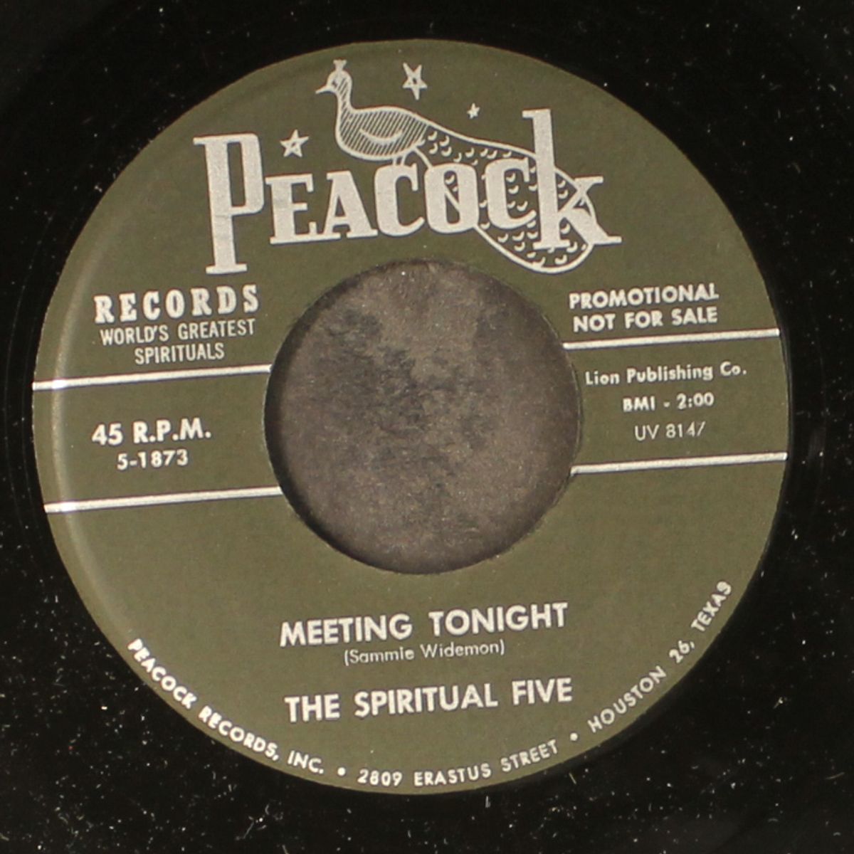 down by the riverside / meeting tonight by SPIRITUAL FIVE
