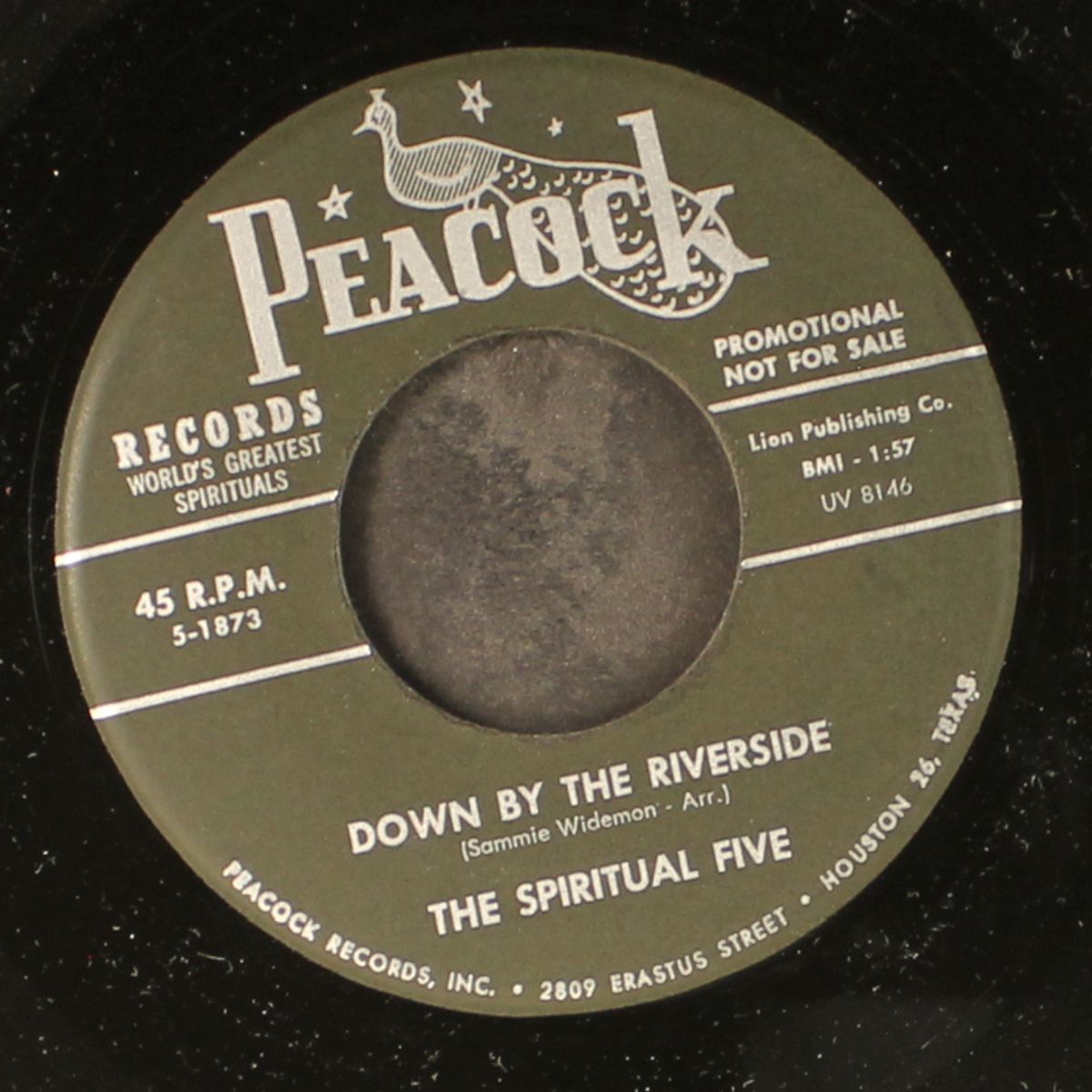 down by the riverside / meeting tonight by SPIRITUAL FIVE