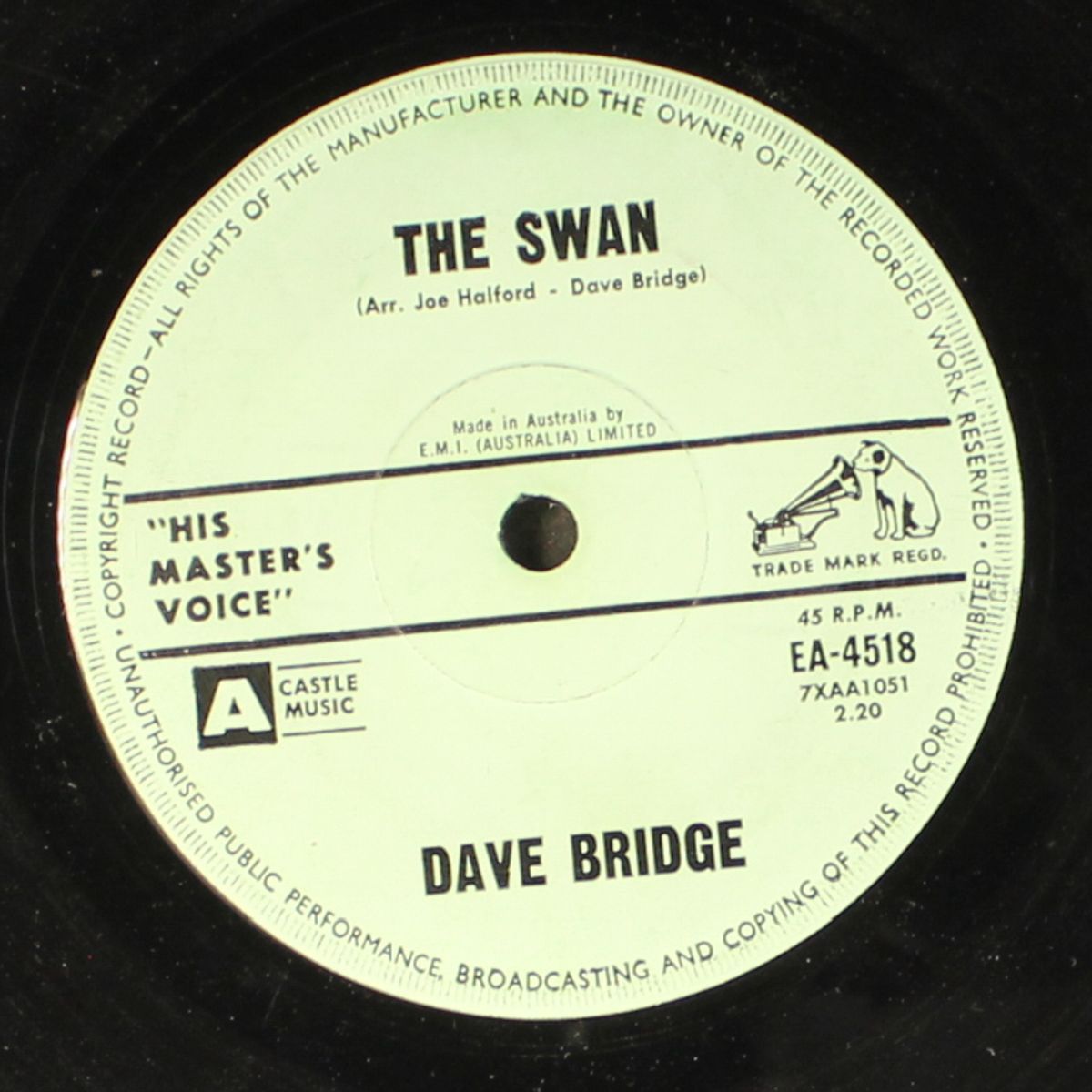 the swan / the preacher by DAVE BRIDGE