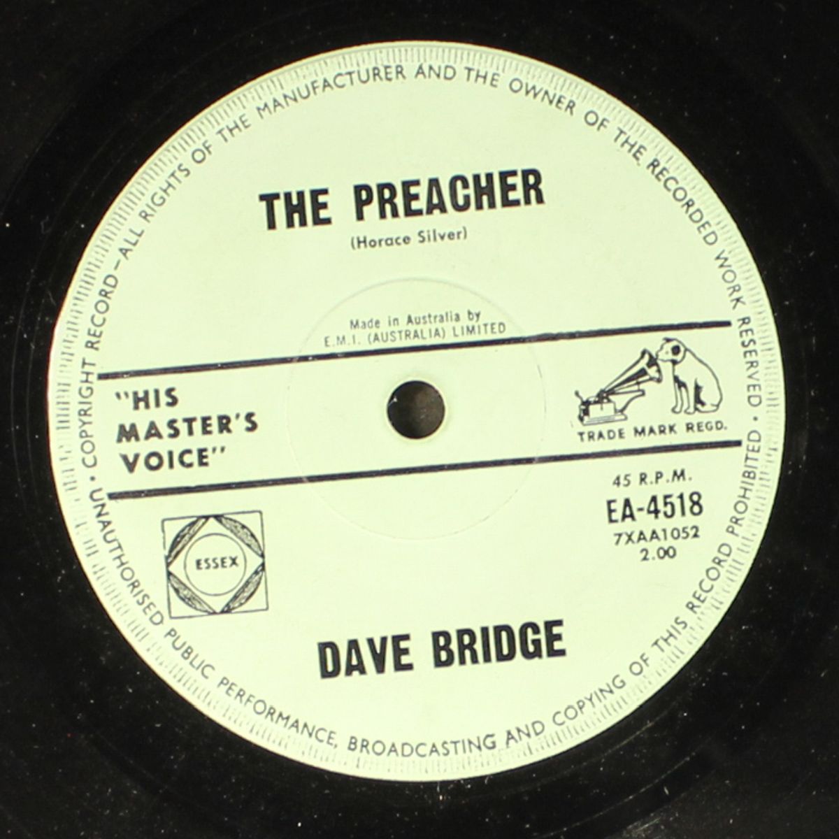 the swan / the preacher by DAVE BRIDGE
