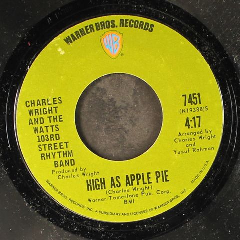 CHARLES WRIGHT & 103RD STREET RHYTHM BAND