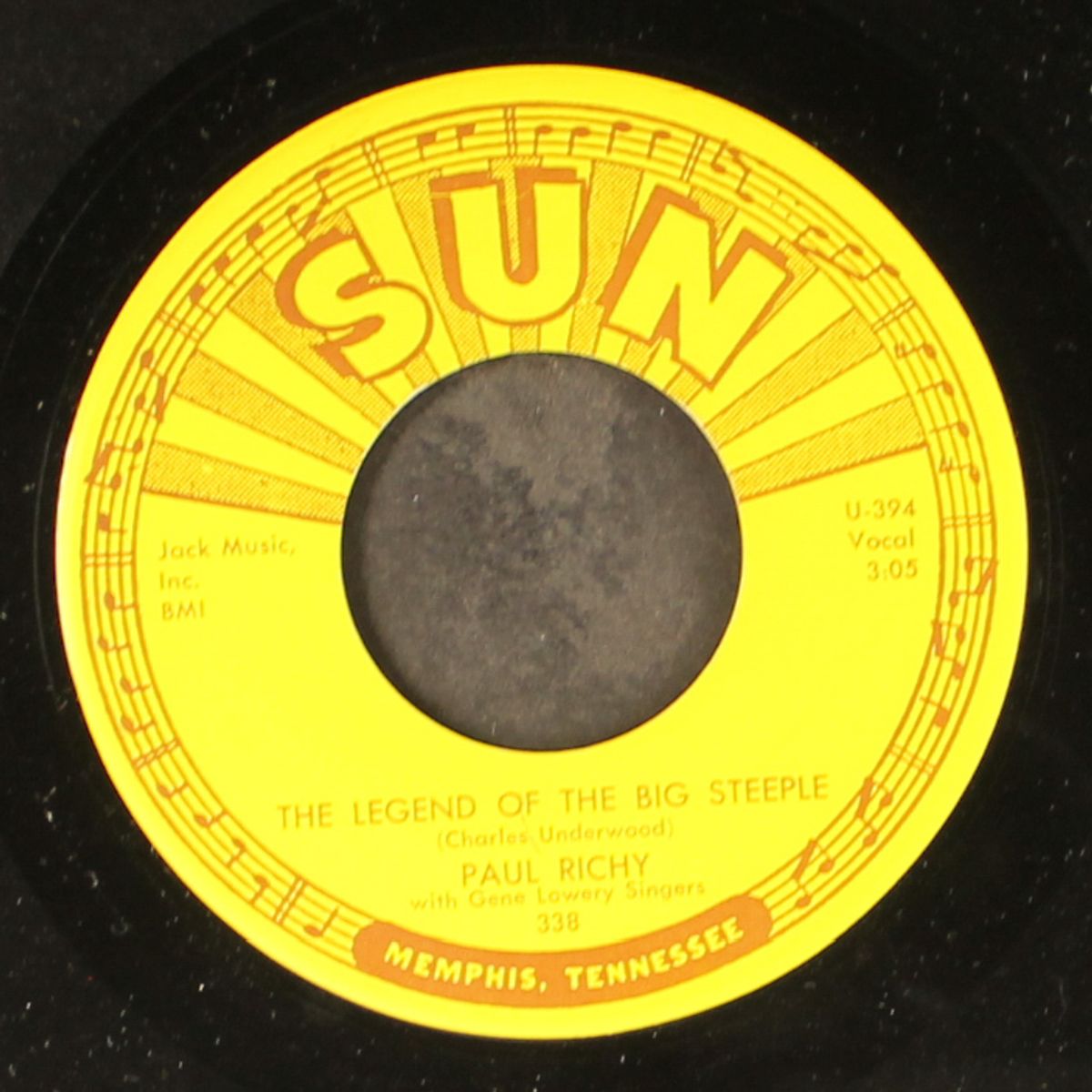 the legend of the big steeple / broken hearted willie by PAUL RICHY