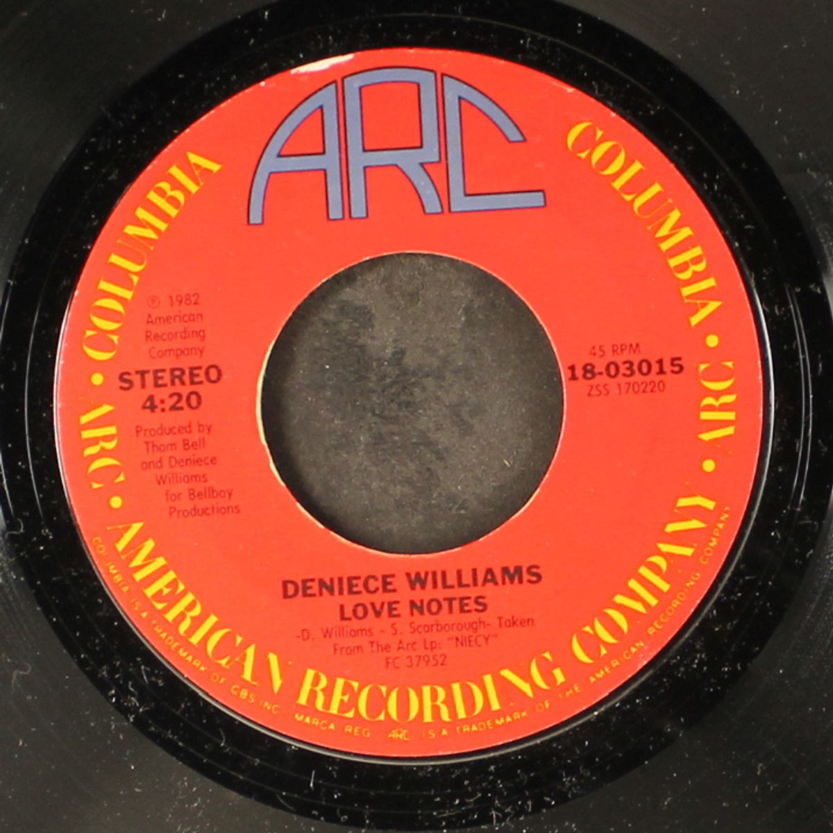 waiting by the hotline / love notes by DENIECE WILLIAMS
