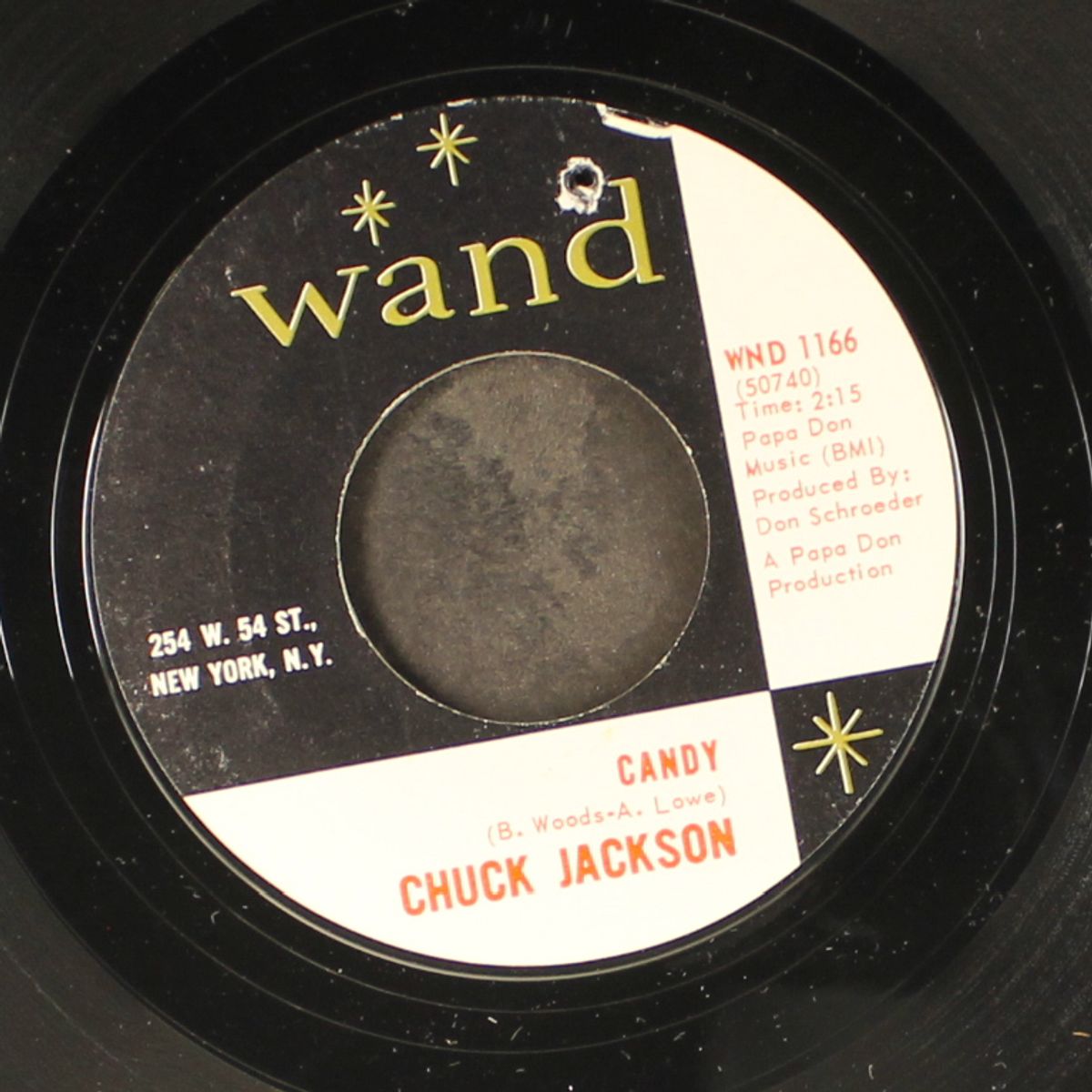 shame on me / candy by CHUCK JACKSON