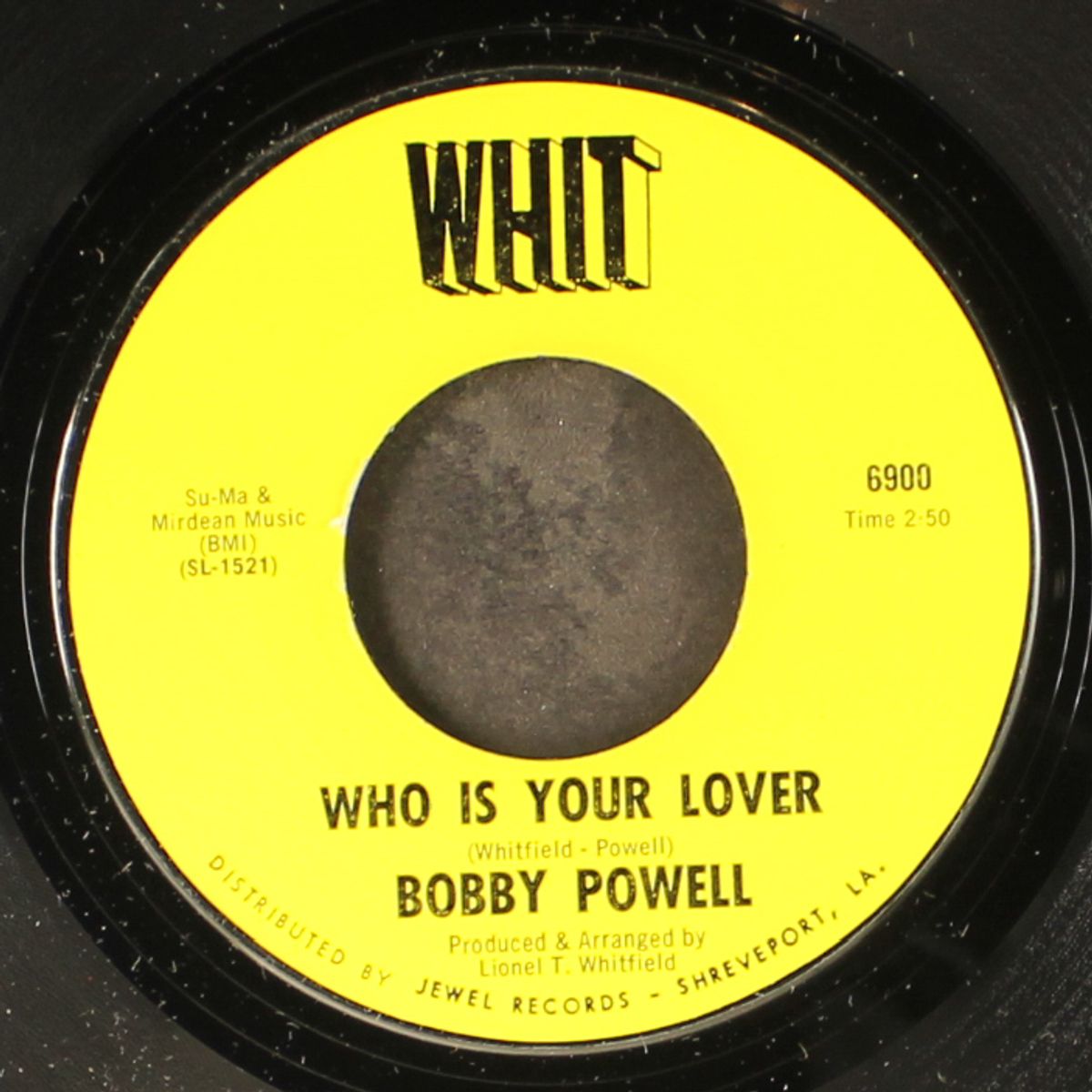 i'm not going to cry over spilled milk / who is your lover by BOBBY POWELL