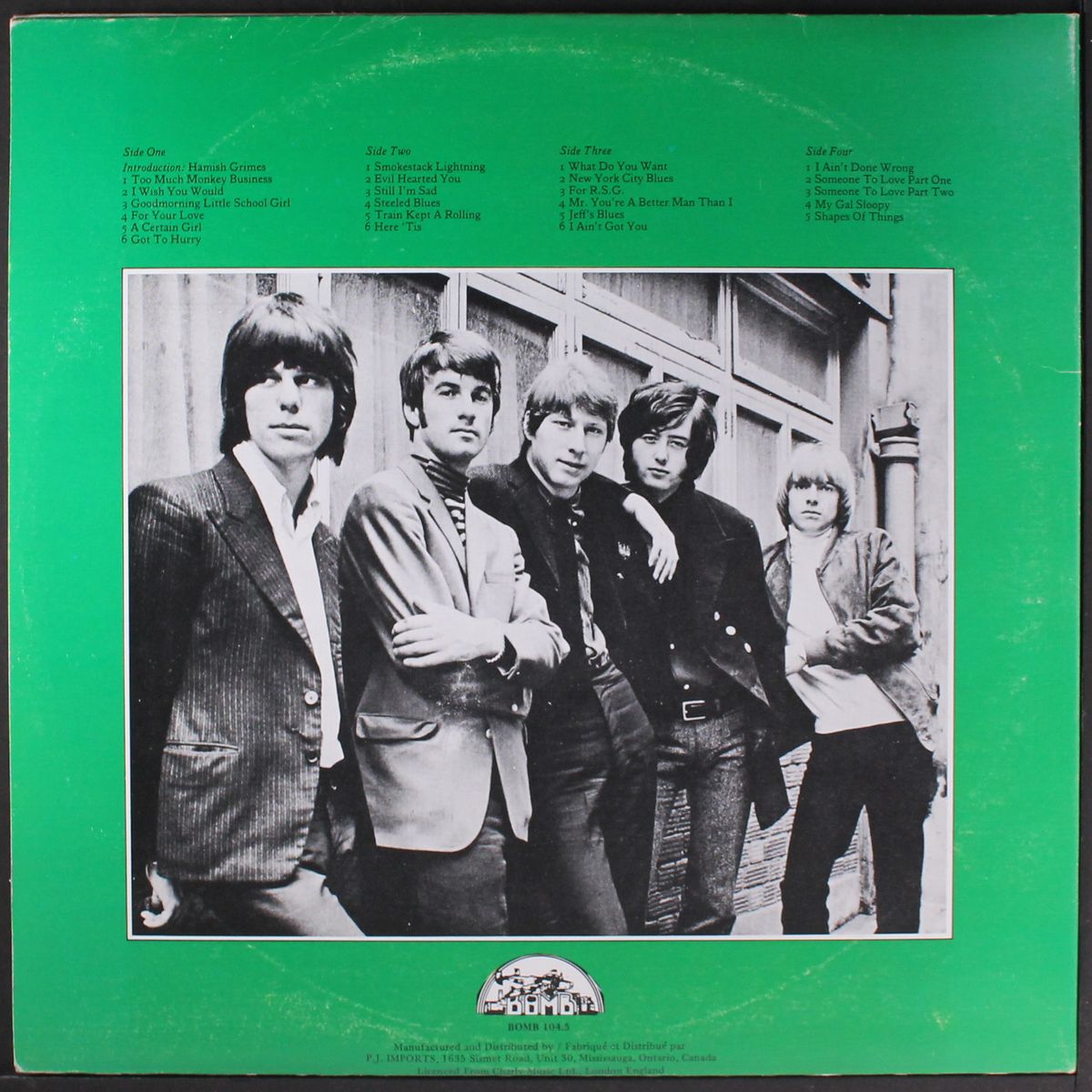 shapes of things by YARDBIRDS