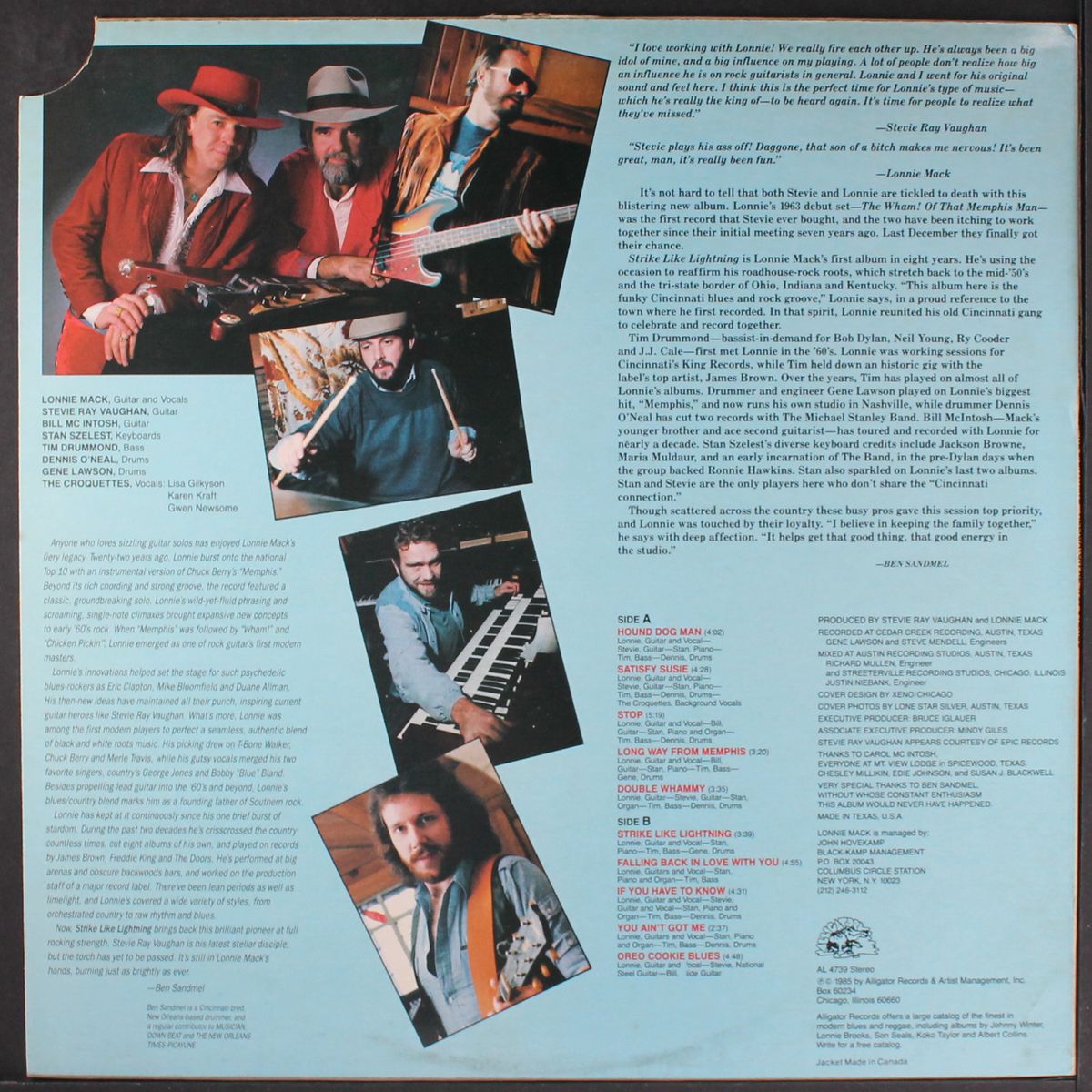 strike like lightning by LONNIE MACK
