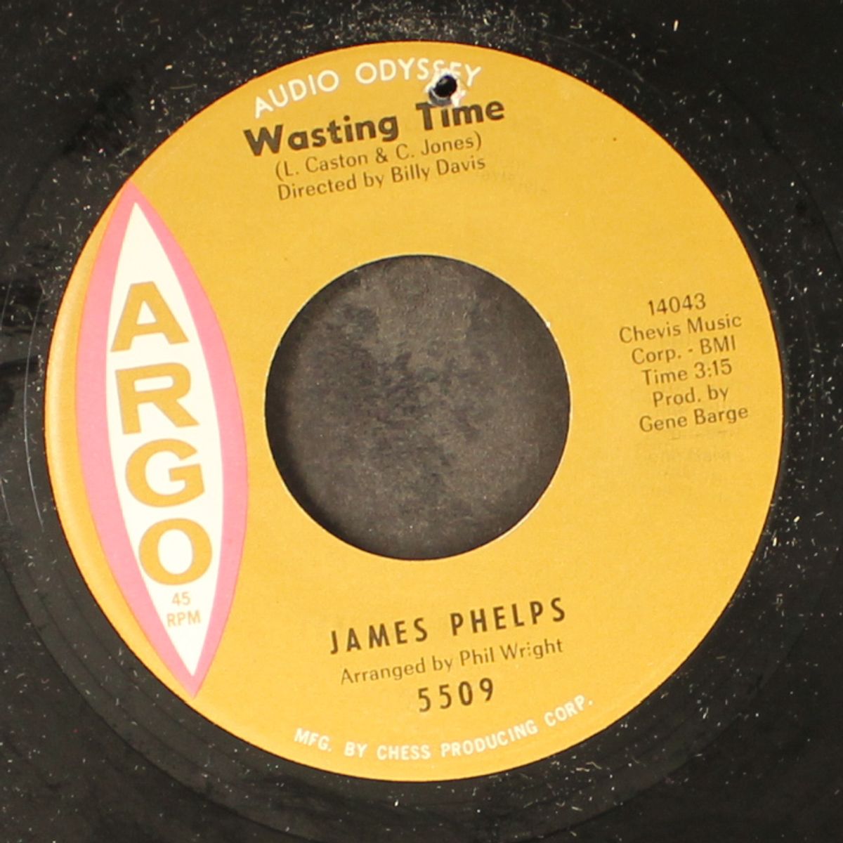 wasting time / la de da, i'm a fool by JAMES PHELPS