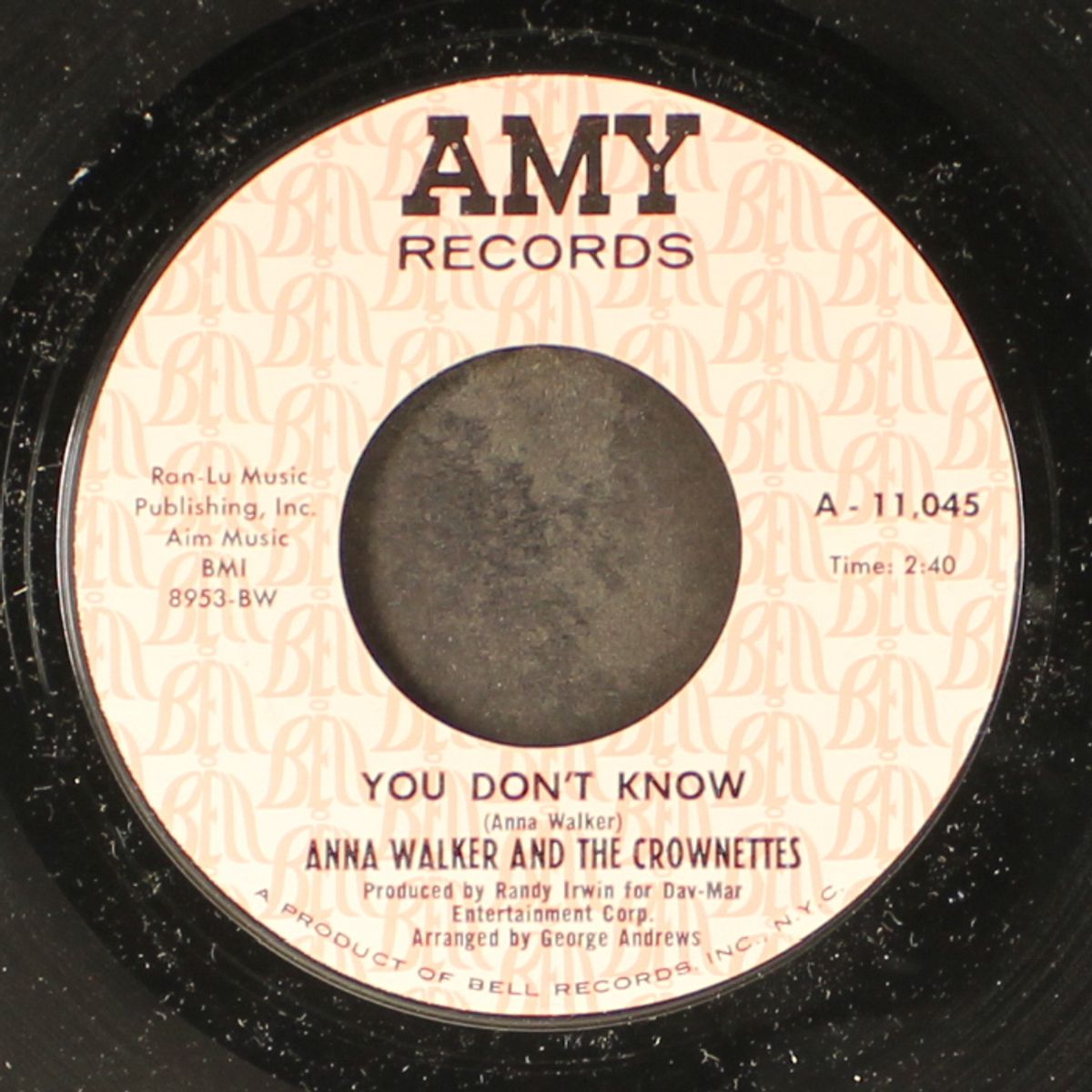 you don't know / ode to billie joe by ANNA WALKER & CROWNETTES