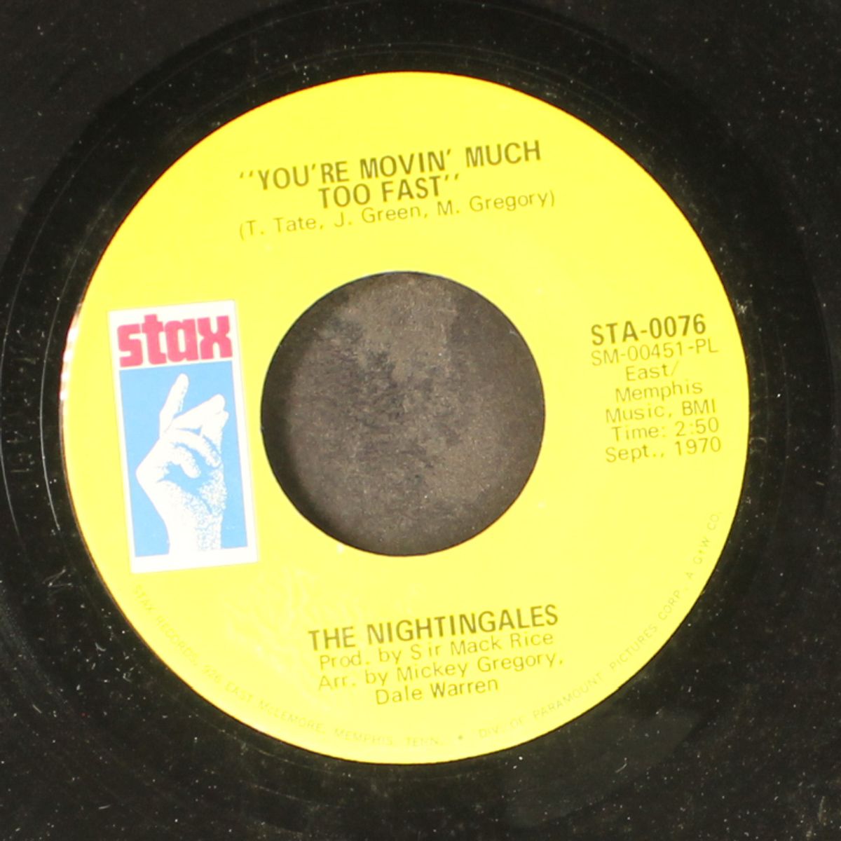 you're movin' much too fast / don't let a good thing go by NIGHTINGALES