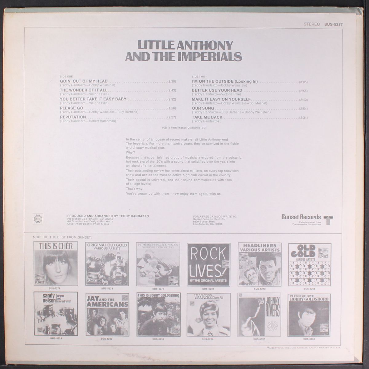 little anthony & the imperials by LITTLE ANTHONY & IMPERIALS