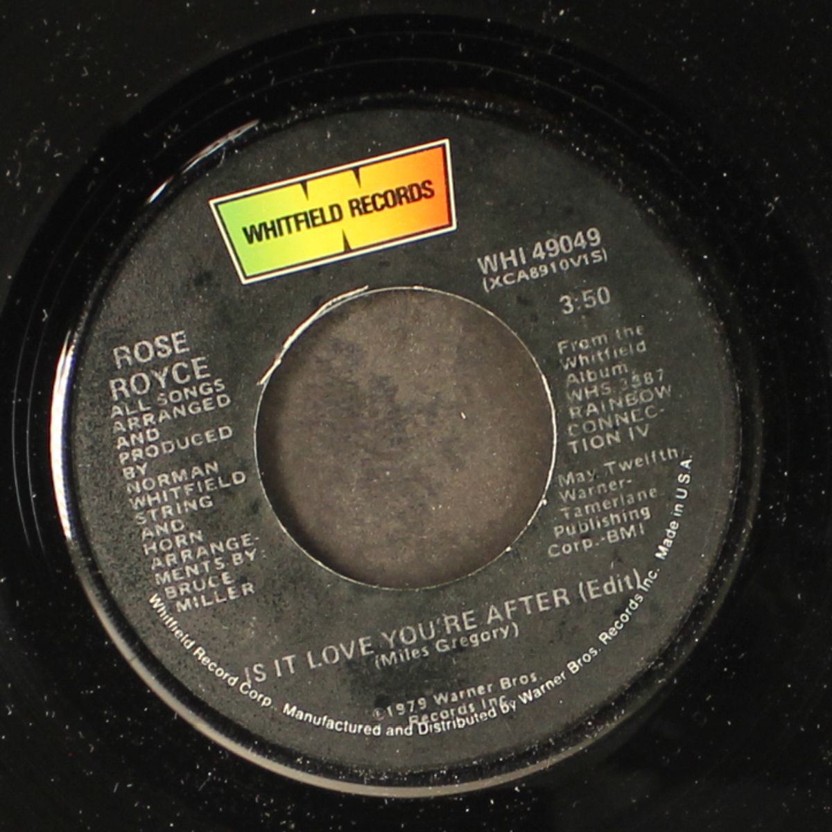 is it love you're after / you can't run from yourself by ROSE ROYCE