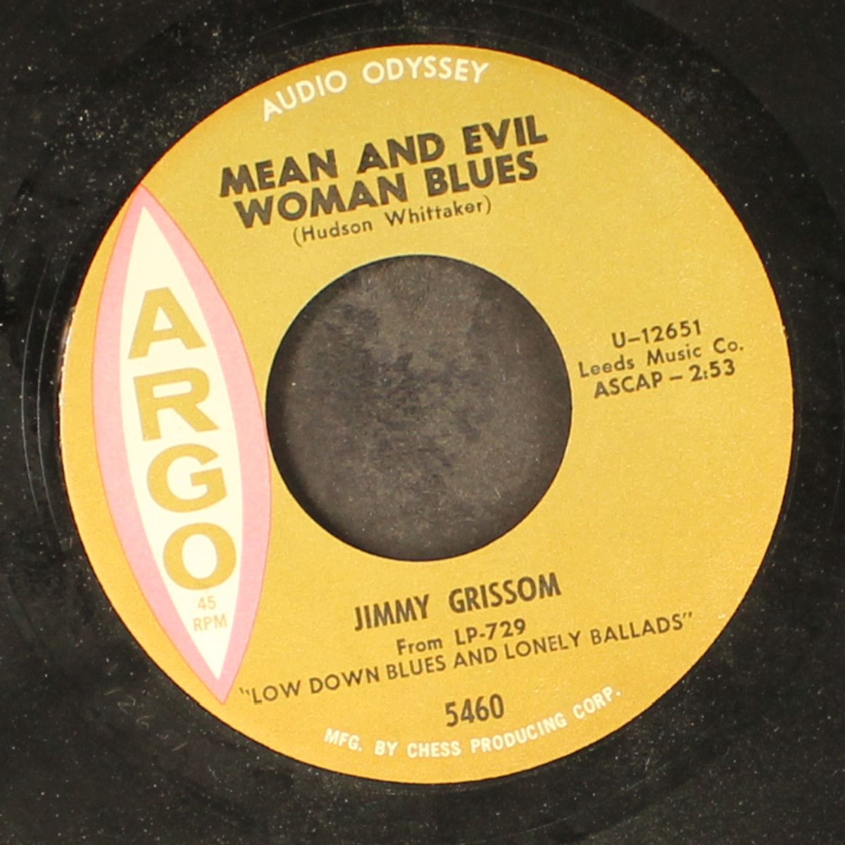 mean and evil woman blues by JIMMY GRISSOM