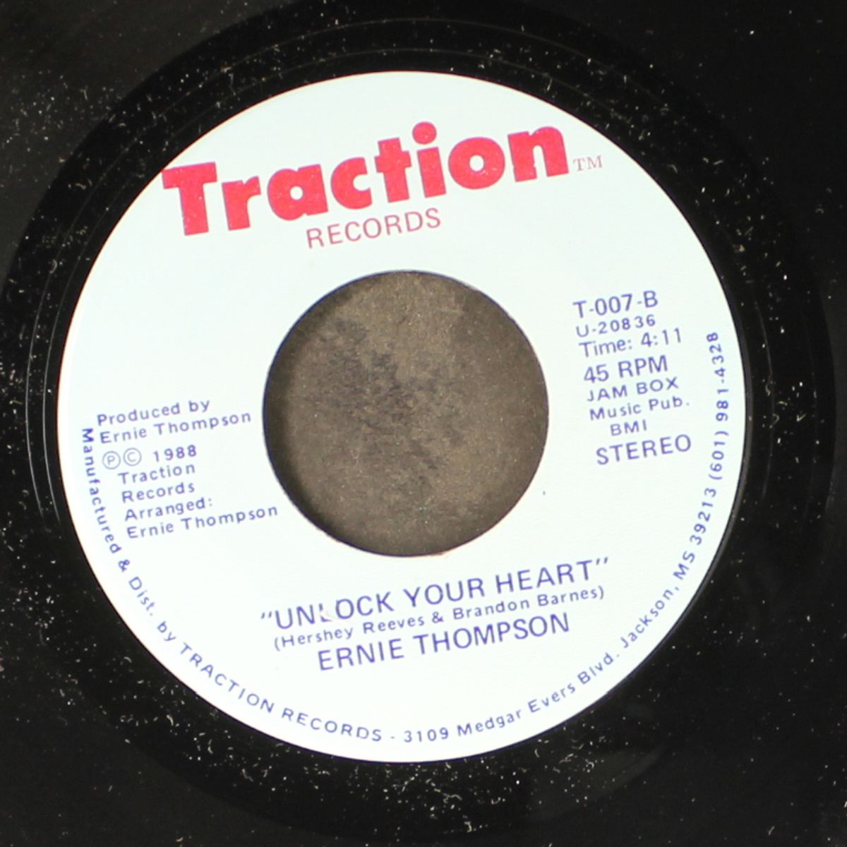 crazy 'bout you / unlock your heart by ERNIE THOMPSON