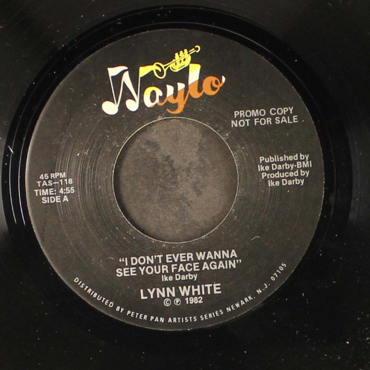 i don't every wanna see your face again / i'd rather be (blind, cripple, crazy) by LYNN WHITE