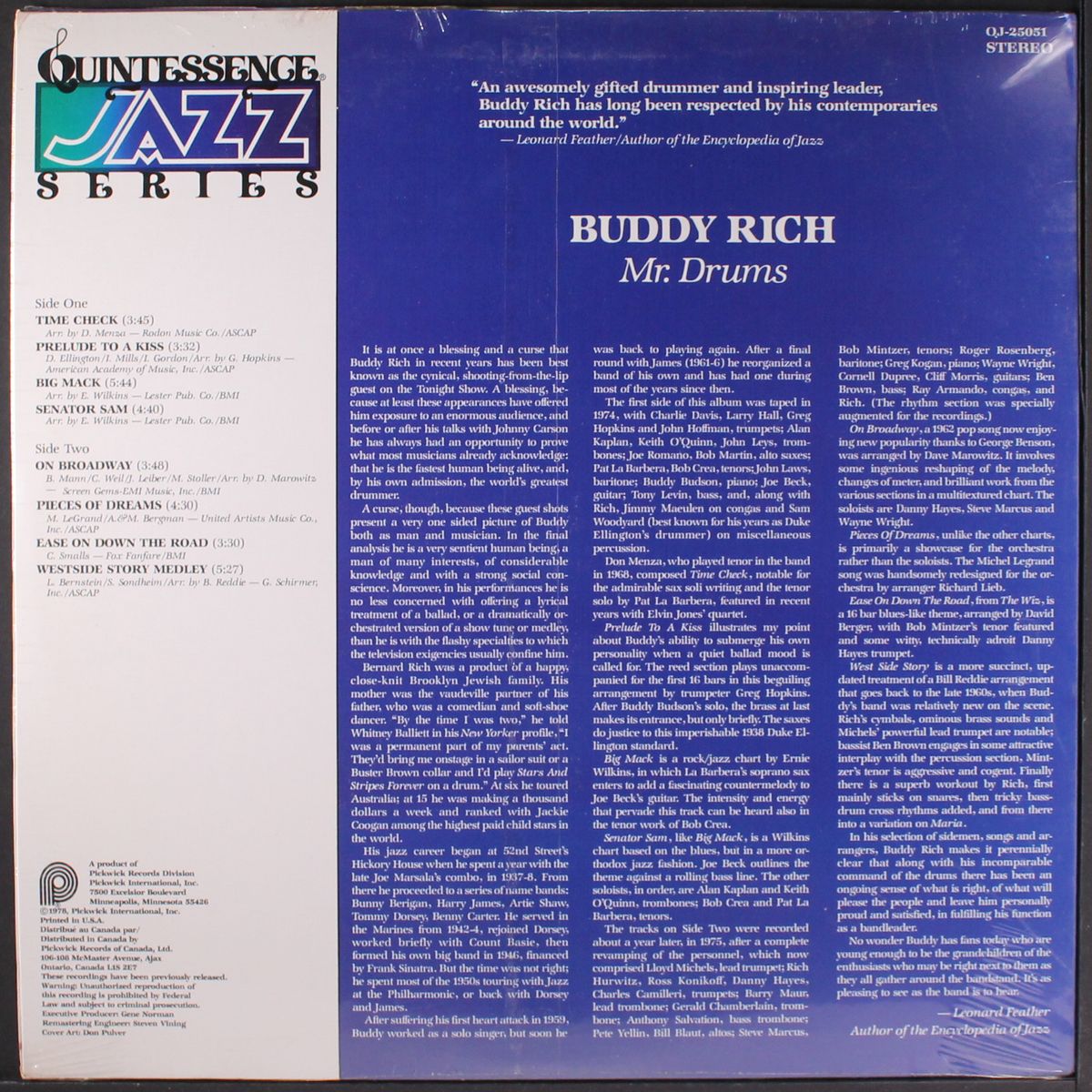 mr. drums by BUDDY RICH