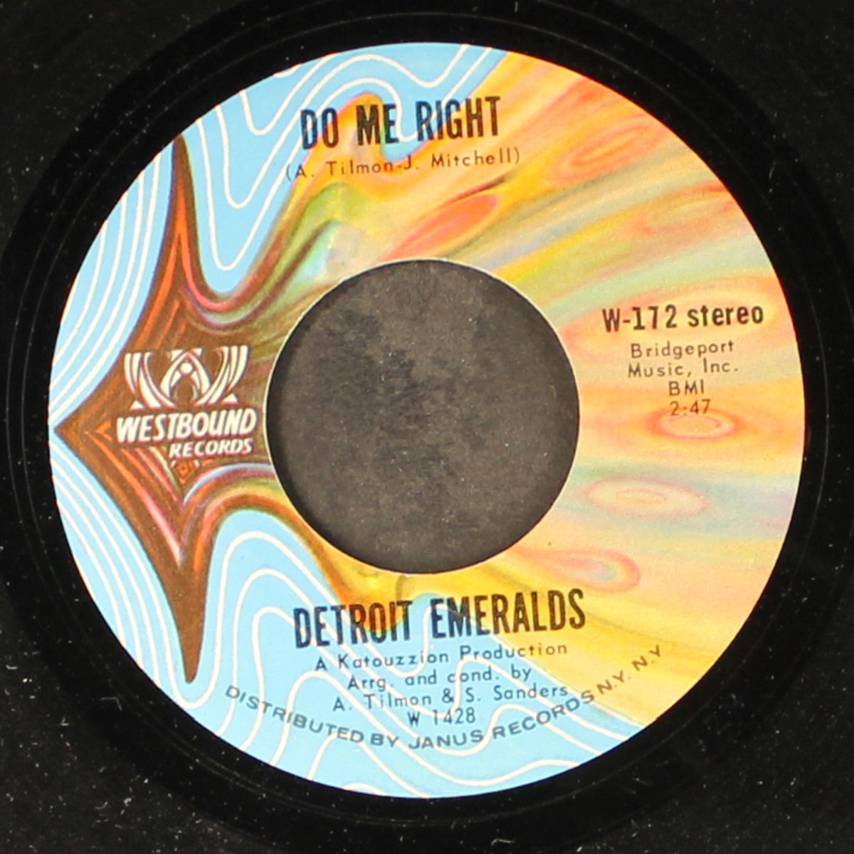do me right / just now and then by DETROIT EMERALDS