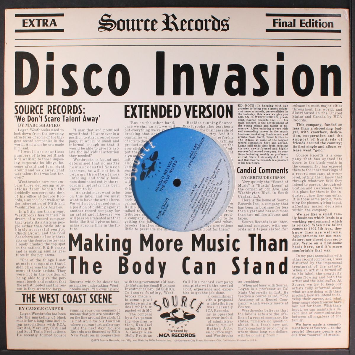 prayin' / your love is taking me on a journey by HAROLD MELVIN & BLUE NOTES