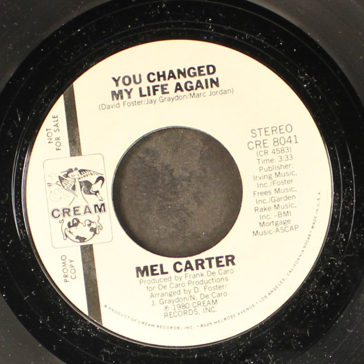 you changed my life again / same by MEL CARTER