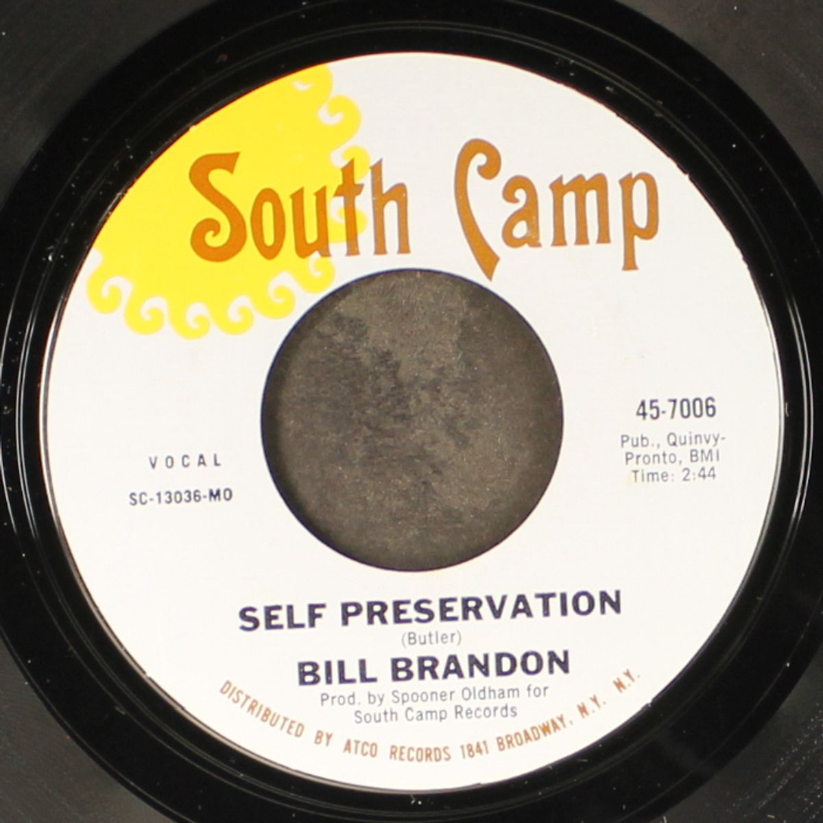 full grown lovin' man / self preservation by BILL BRANDON