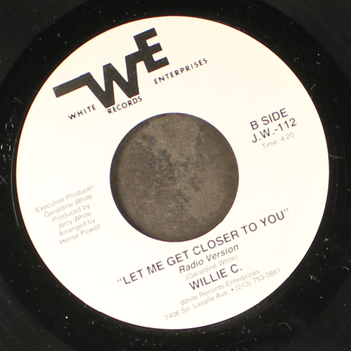 don't deny your love / let me get closer to you by WILLIE C.
