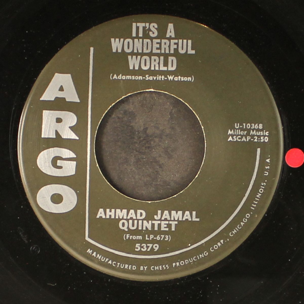 it's a wonderful world by AHMAD JAMAL