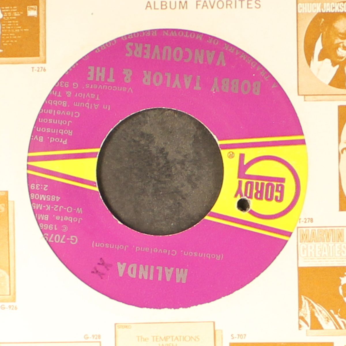 it's growing / malinda by BOBBY TAYLOR & VANCOUVERS
