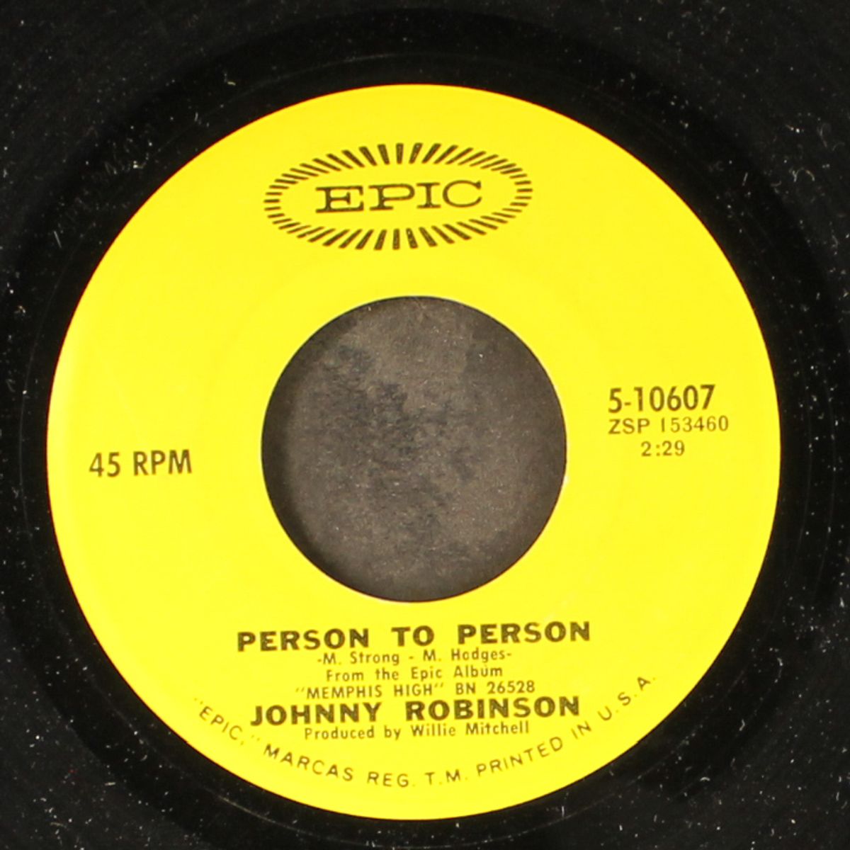 lady doctor / person to person by JOHNNY ROBINSON