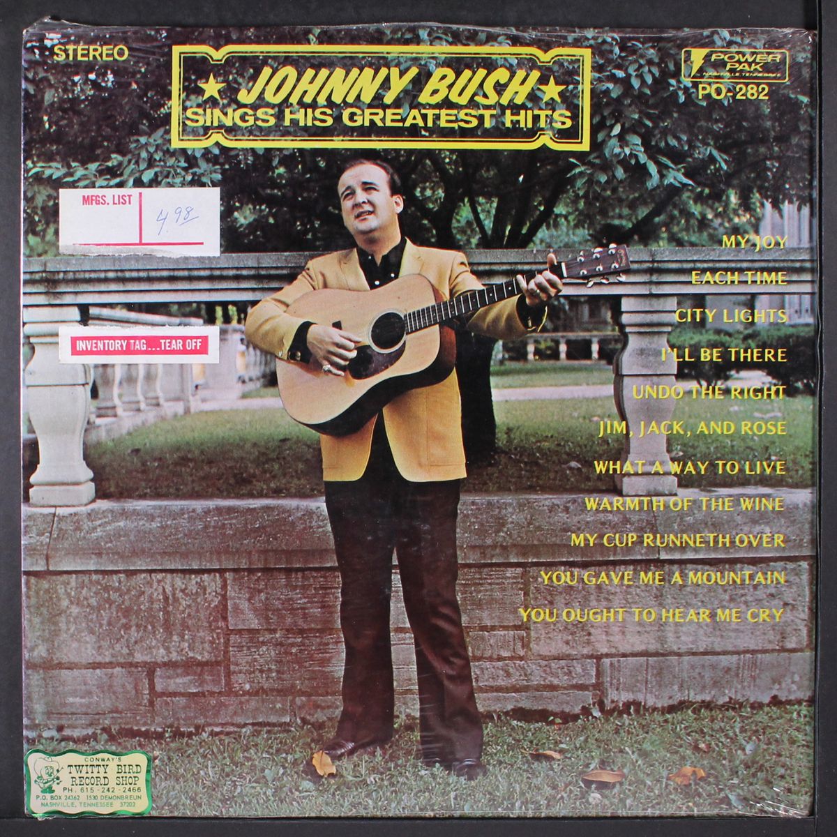 sings his greatest hits by JOHNNY BUSH