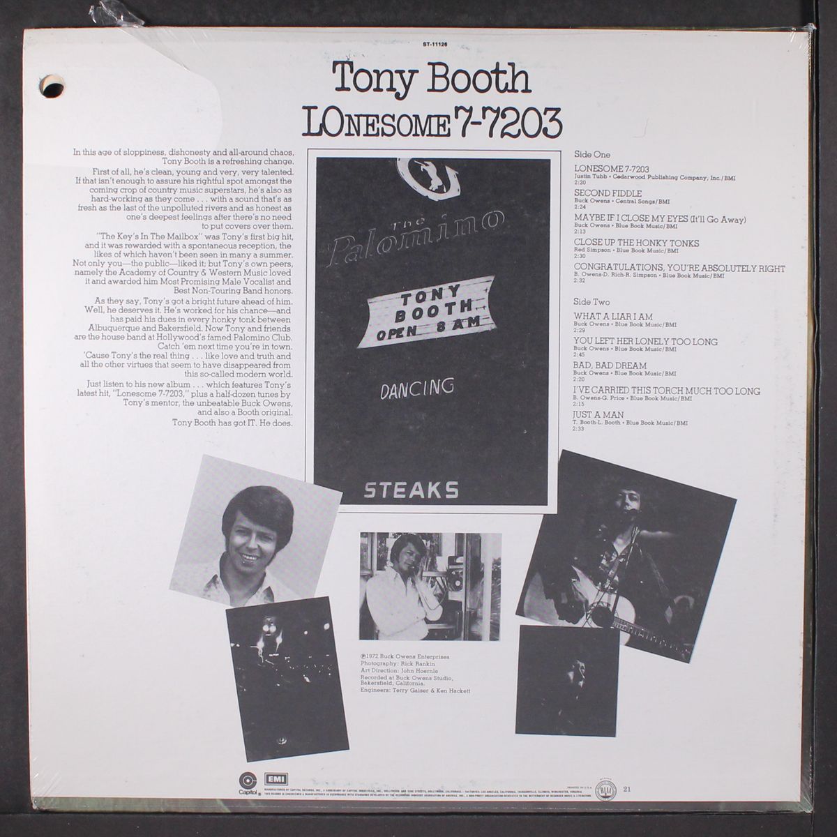lonesome 7-7203 by TONY BOOTH