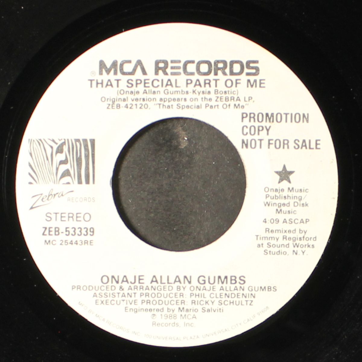 that special part of me / same by ONAJE ALLAN GUMBS