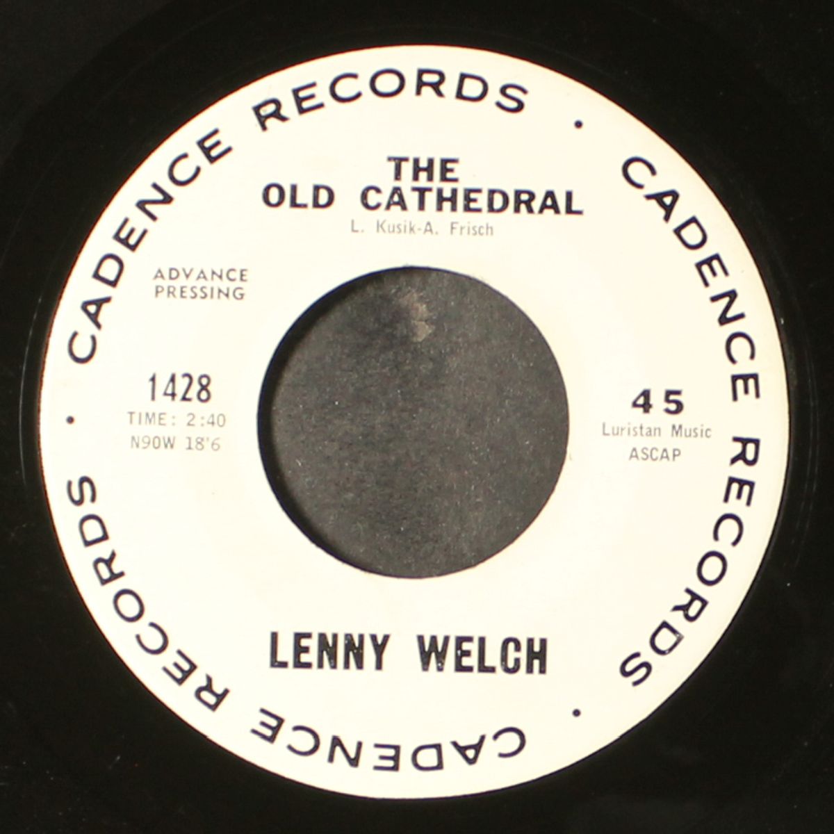 a taste of honey / the old cathedral by LENNY WELCH