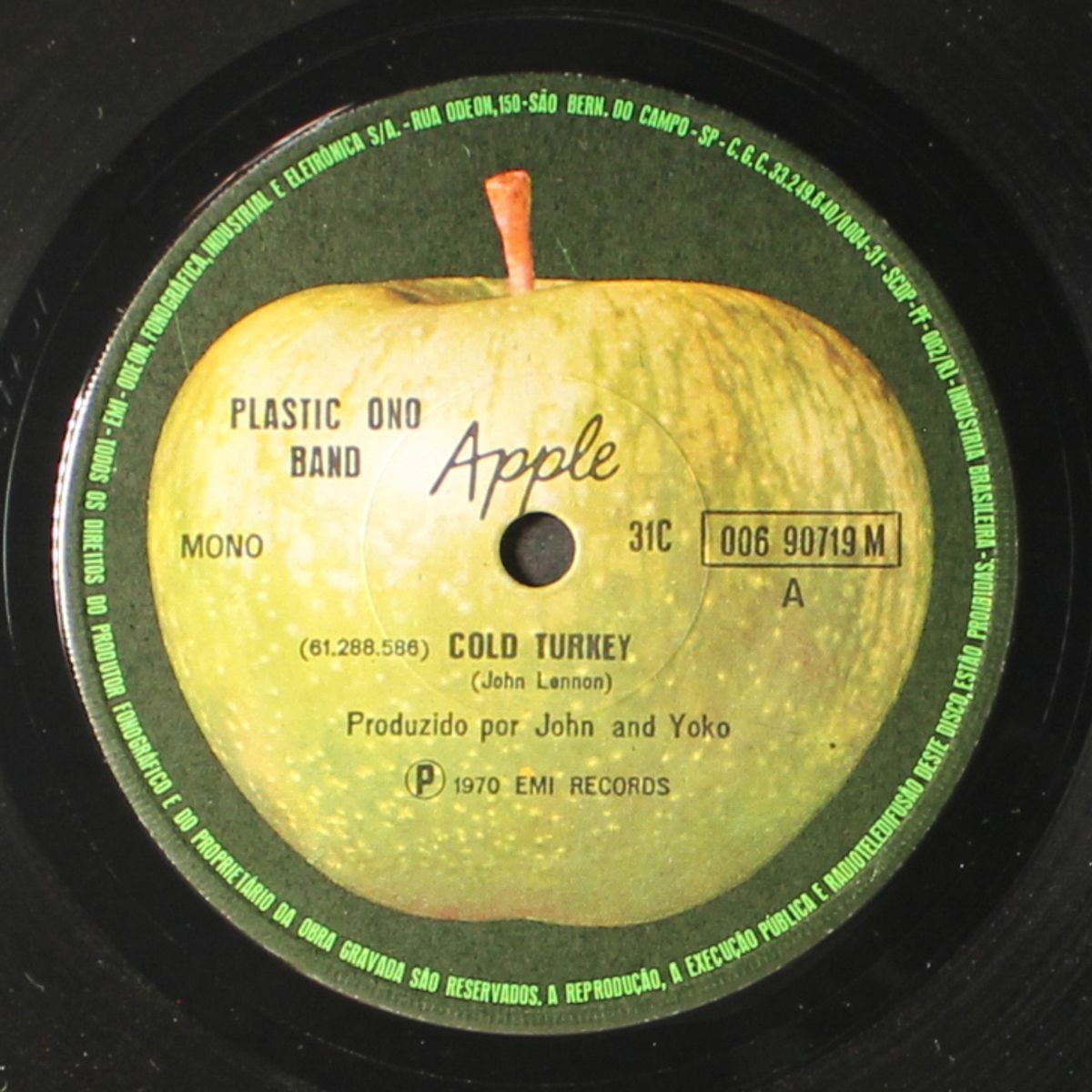 cold turkey / don't worry kyoko by PLASTIC ONO BAND