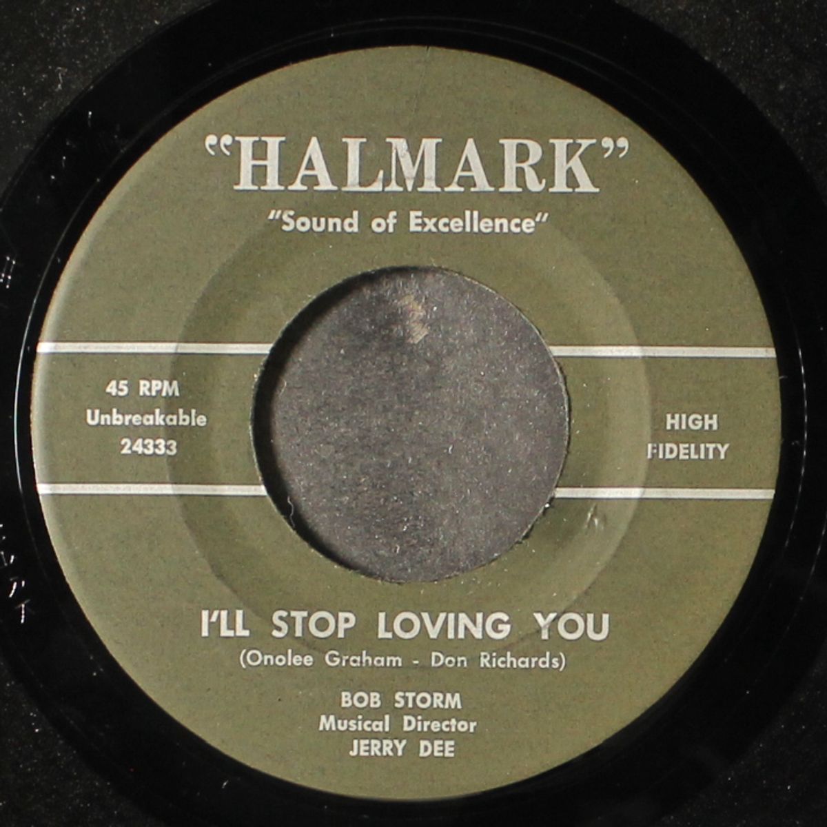 i'll stop loving you / all that you are by BOB STORM
