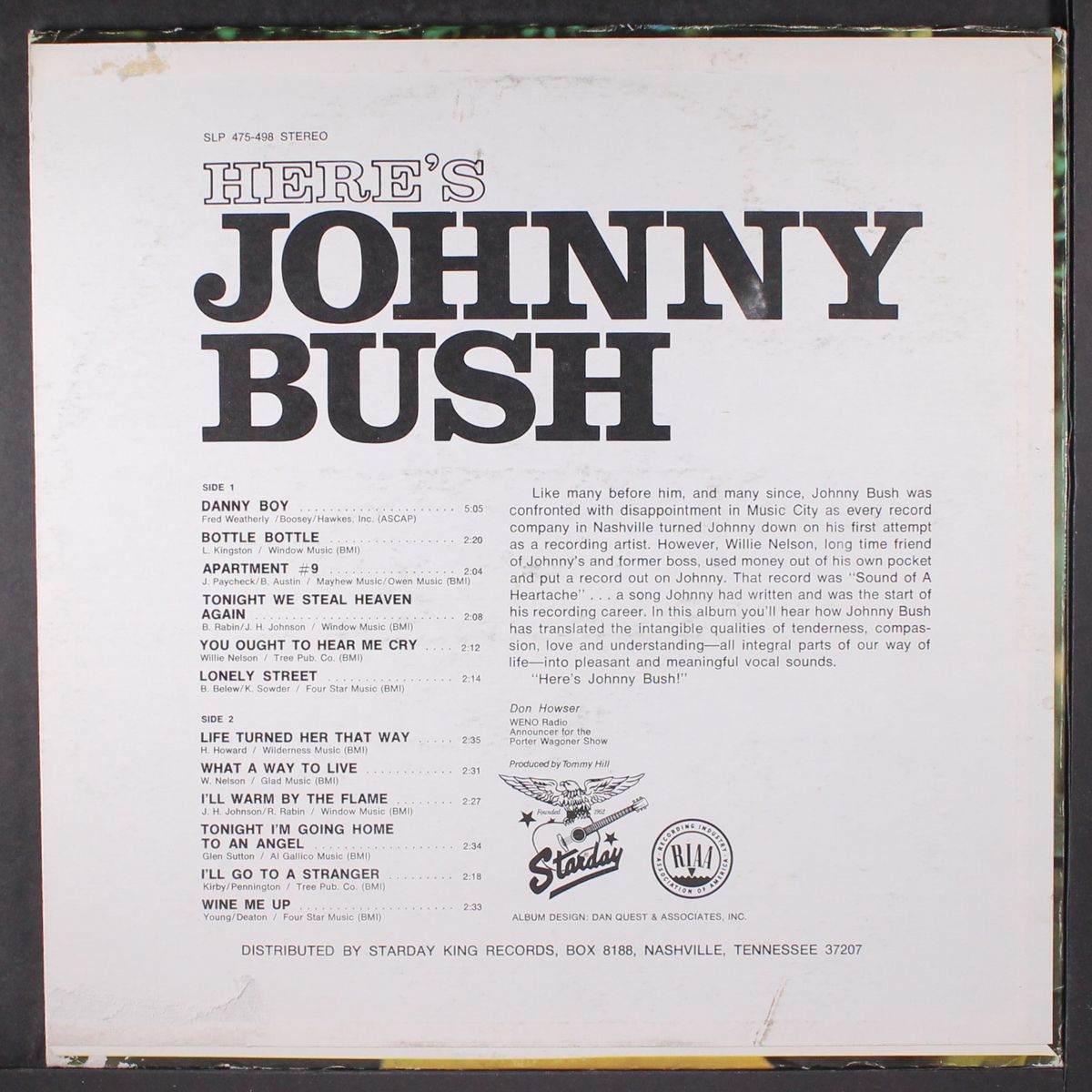 here's johnny bush by JOHNNY BUSH