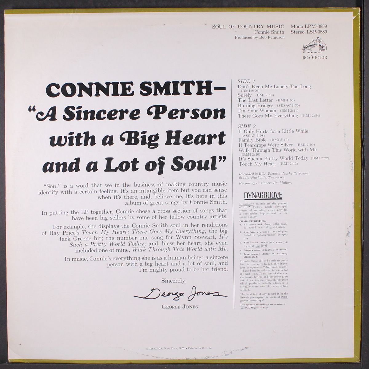 soul of country music by CONNIE SMITH