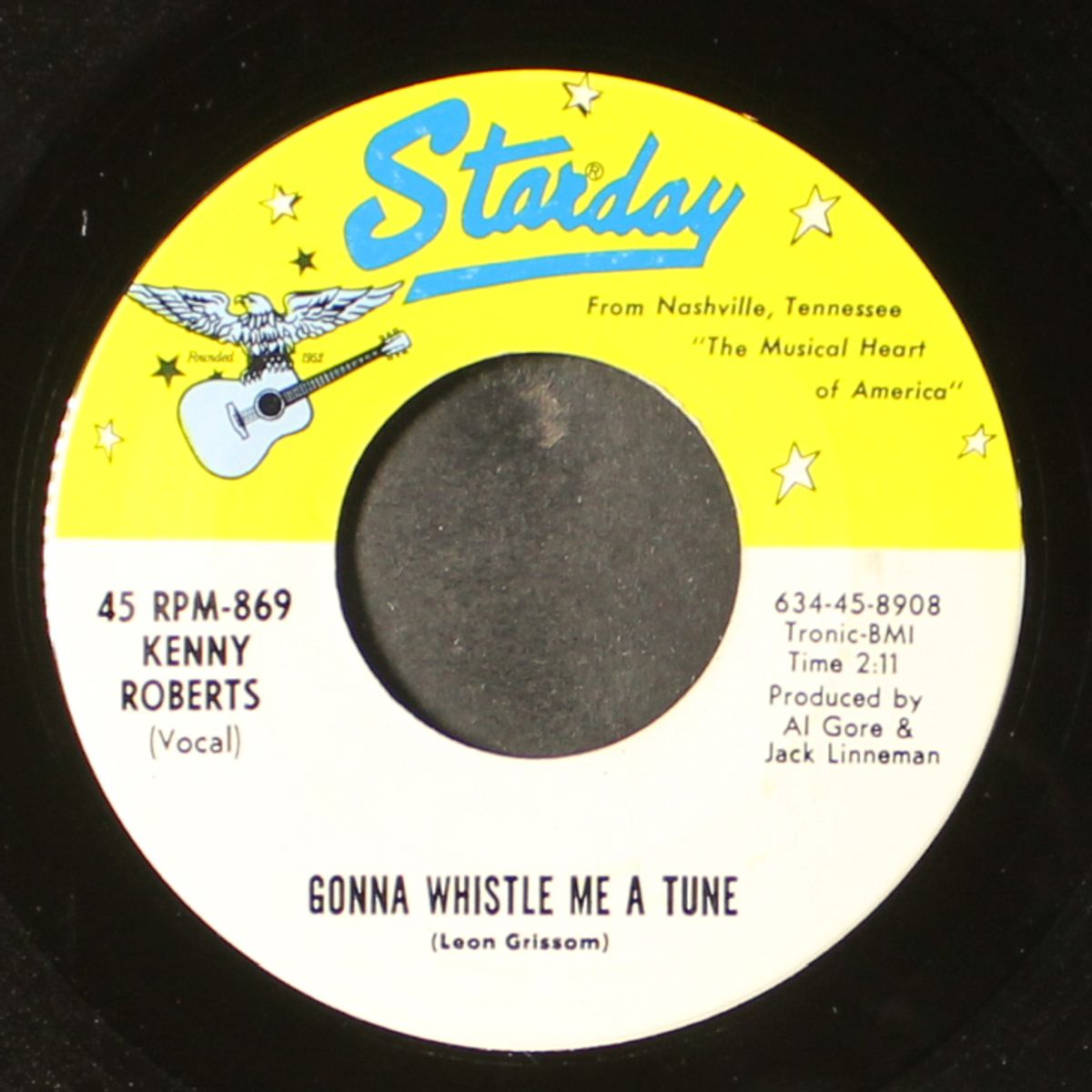 gonna whistle me a tune / artificial flowers by KENNY ROBERTS