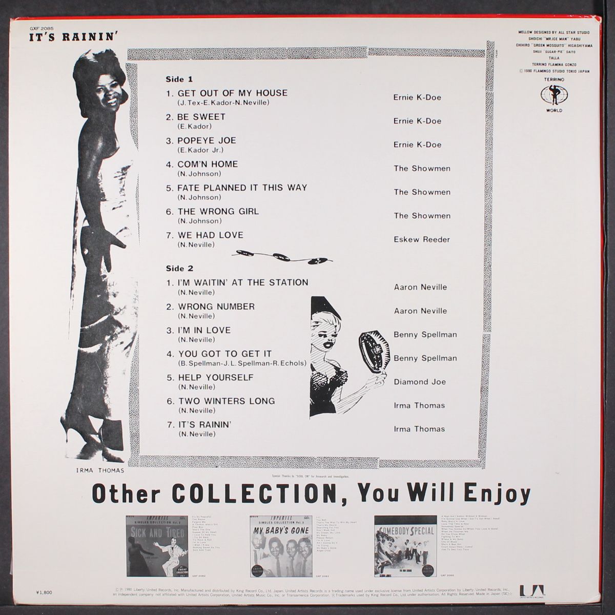 it's rainin', minit 60-63 singles vol. 2 by VARIOUS